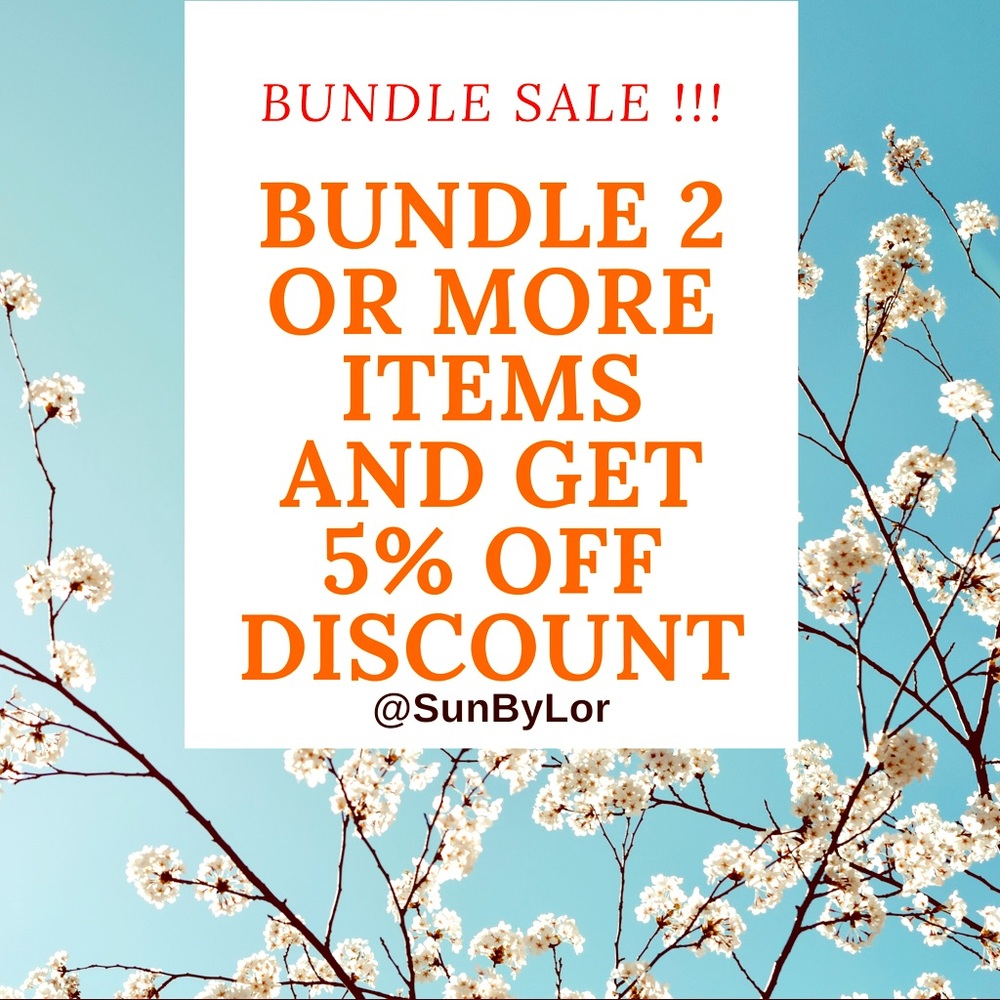 ☀️🔥BUNDLE 2 Or More 5% OFF Deal☀️🔥